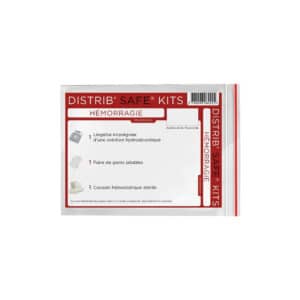 iFarmor - Distrib’Safe Kits Hémorragie à insérer dans les Distributeurs Automatiques d’EPI, est nécessaire en cas de plaie hémorragique