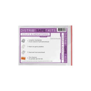 iFarmor - Distrib’Safe Kits Coups & Hématomes à insérer dans les Distributeurs Automatiques d’EPI, est nécessaire en cas de coup & pour éviter l’hématome