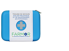 Trousse PU Bleu