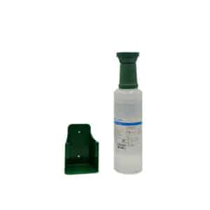 iFarmor - FLA 7750 SP Flacon de sérum physiologique stérile 500 ml avec support mural pour les rinçages oculaires