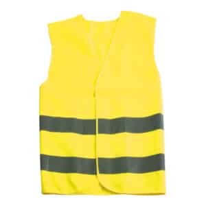 iFarmor - Gilet de signalisation fluo avec 2 bandes rétro réfléchissantes