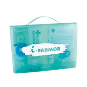 iFarmor - Ensemble de secours IFARMOR 2/4 personnes permettant de soigner & protéger. Il contient sparadrap, compresses imprégnées d’alcool...