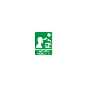 iFarmor - Panneau de signalisation rigide Lave œil portatif