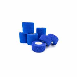 iFarmor - COH 6225 NG Bande cohésive bleue auto-adhésive 4.5 m x 2.5 cm, adhère uniquement sur elle-même