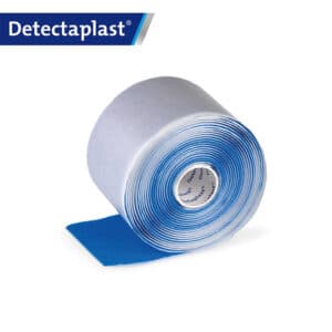 iFarmor - PAN 6400 BL Pansement auto adhésif bleu, 4.5 m x 6 cm. Ne colle pas, sans adhésif et sans latex, peut recharger un distributeur de pansement.