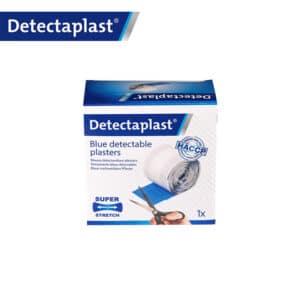 iFarmor - Pansement adhésif bleu détectable en tissu élastique à découper, 5 m x 6 cm