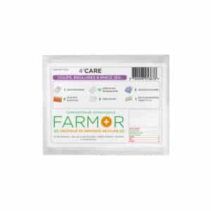 iFarmor - Pochette 4’Care « Coups, brûlures et Rince œil », conçue pour traiter les brûlures, les coups et les projections oculaires