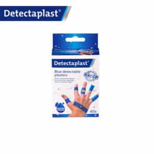 iFarmor - Boite de 40 pansements adhésifs détectables bleus en plastique PE panachés 5 tailles