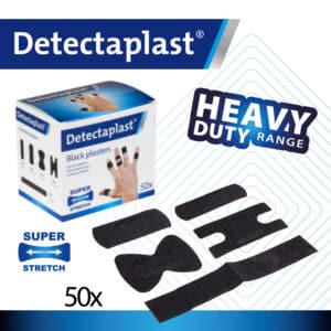 8642E Boite de 50 pansements panachés en tissu élastique